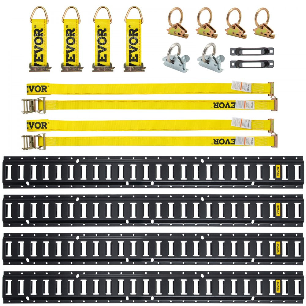 VV-ETS-TD518 - 5 ft Heavy-Duty E-Track Tie-Down Rail Kit