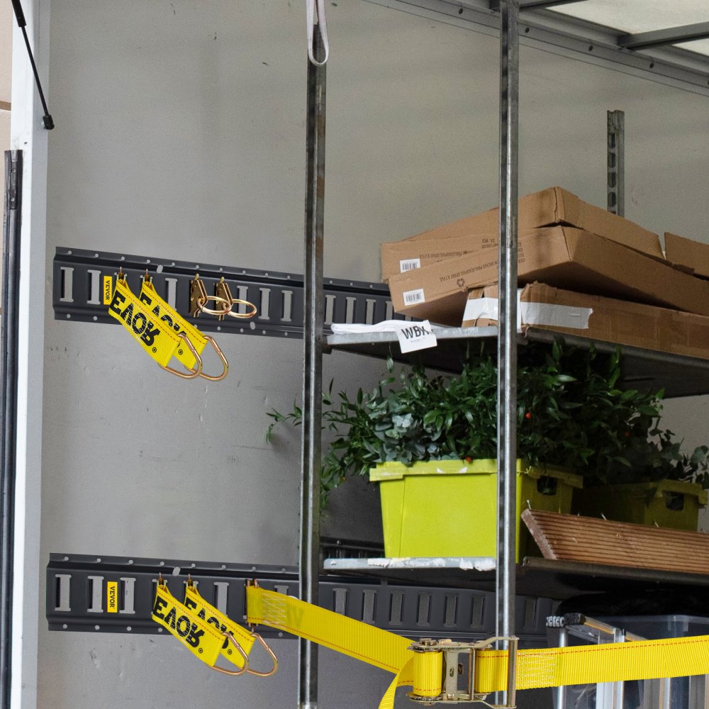 VV-ETS-TD530 - 5FT E-Track Rail Kit for Safe Cargo & Motorcycle Securing