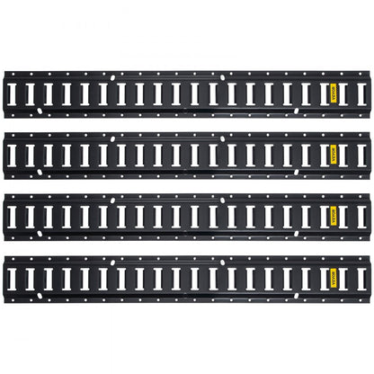 VV-ET-TD44 - 4FT Heavy-Duty Steel E-Track Tie-Down Rail System