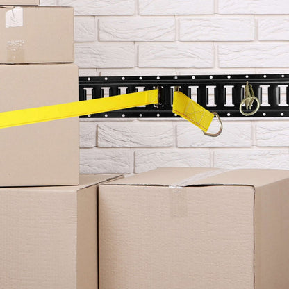 VV-ET-TD56 - Durable 5-FT Steel E-Track Tie-Down Rail for Secure Cargo