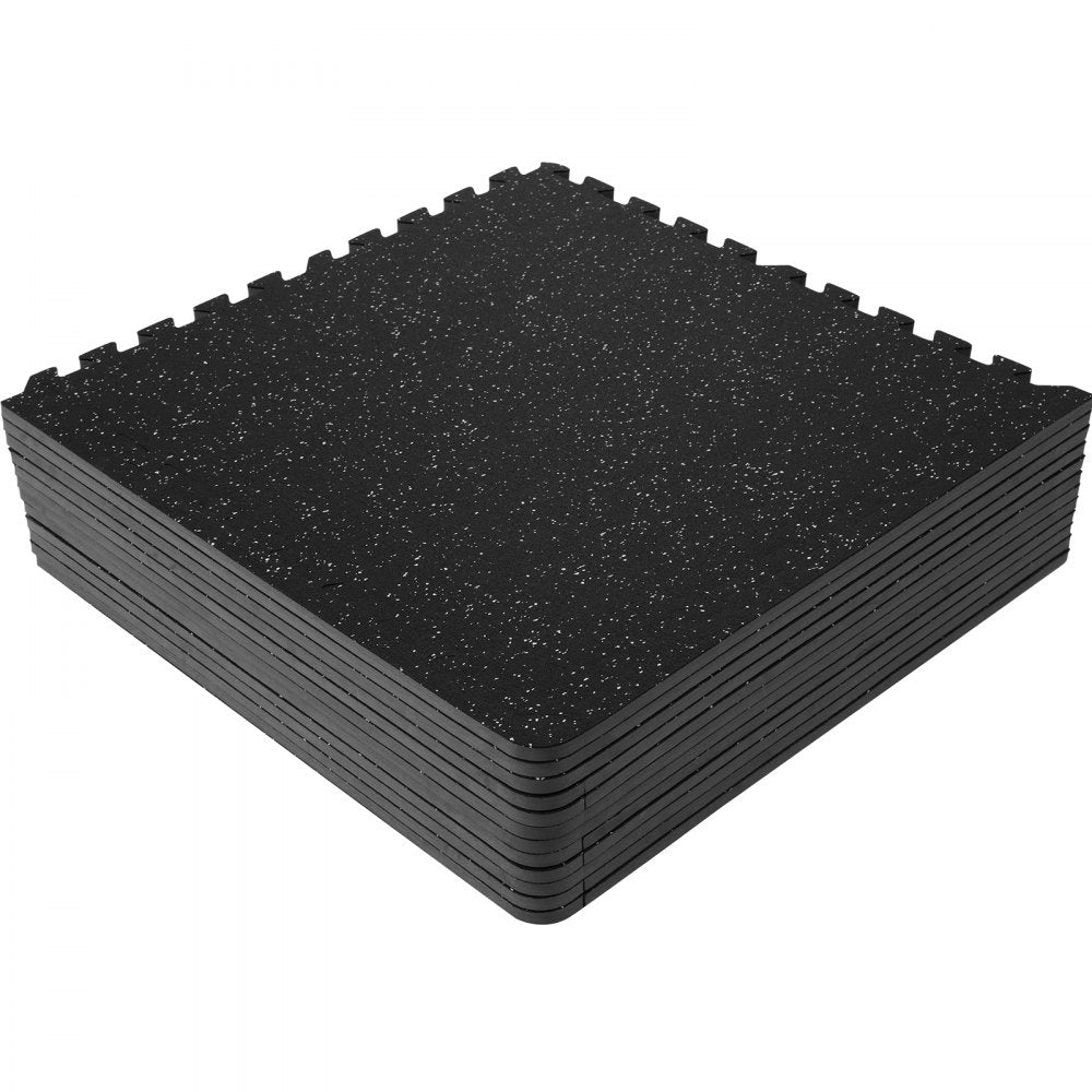 010170912509 - 12-Piece 1/2" Thick EVA Foam Gym Mats, 48 sq. ft. Coverage