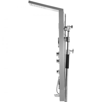 010621322950 - 6 Functions Stainless Steel Shower Panel for Ultimate Relaxation
