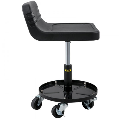 VVCCJCSJH4L - 300LBS Adjustable Rolling Garage Stool with Tool Tray