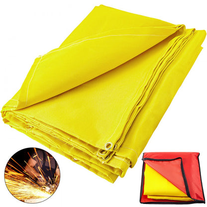 010956192555 - 6x10 Ft Flame Retardant Fiberglass Welding Blanket