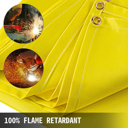 010956192555 - 6x10 Ft Flame Retardant Fiberglass Welding Blanket