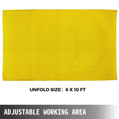 010956192555 - 6x10 Ft Flame Retardant Fiberglass Welding Blanket