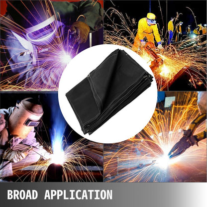 010565488478 - 6x10 ft Premium Fiberglass Welding Blanket for Fire Safety