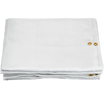 010661685964 - 8x10 Ft Flame Retardant Welding Blanket with Grommets