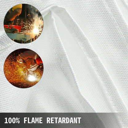 010661685964 - 8x10 Ft Flame Retardant Welding Blanket with Grommets