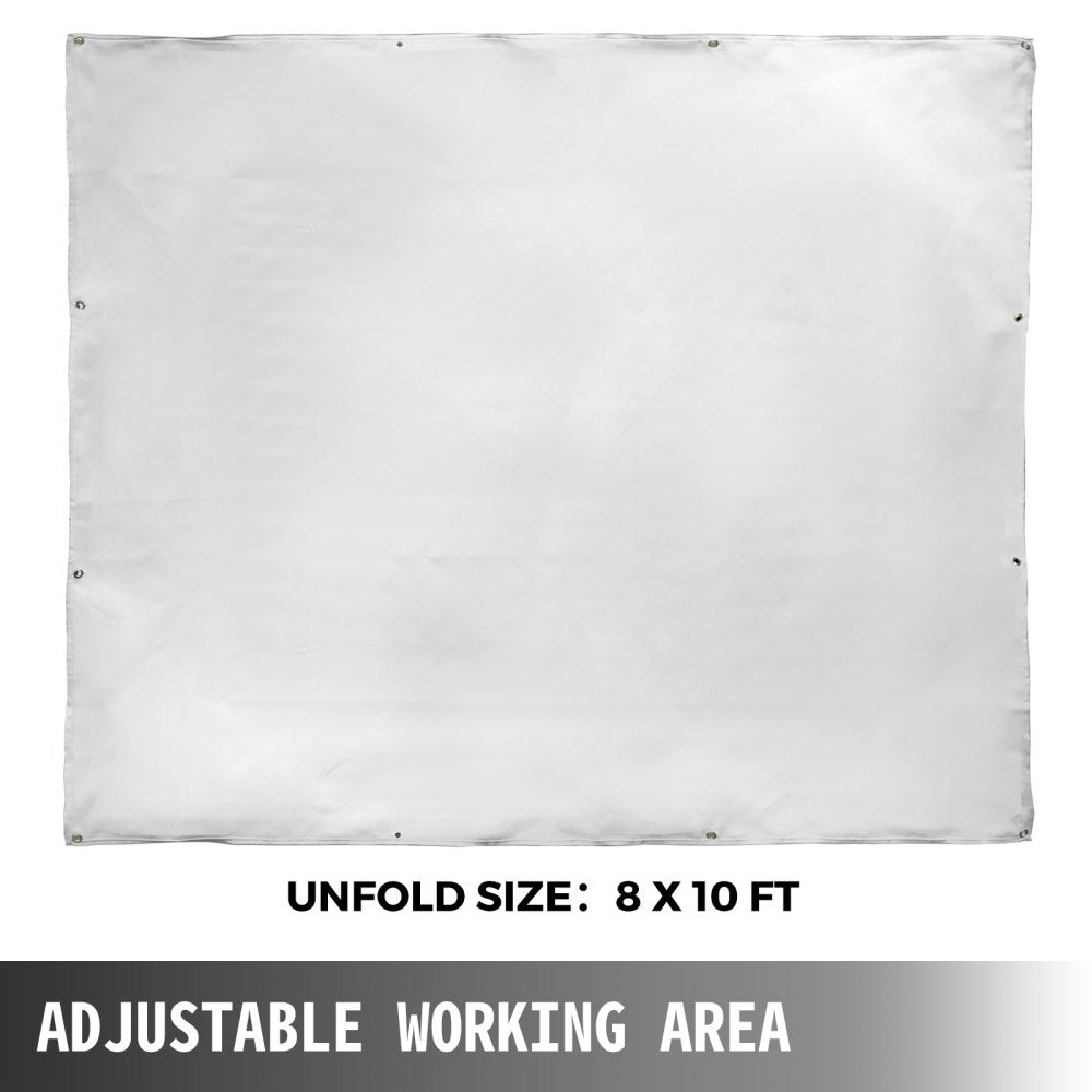 010661685964 - 8x10 Ft Flame Retardant Welding Blanket with Grommets