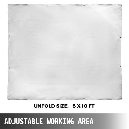 010661685964 - 8x10 Ft Flame Retardant Welding Blanket with Grommets