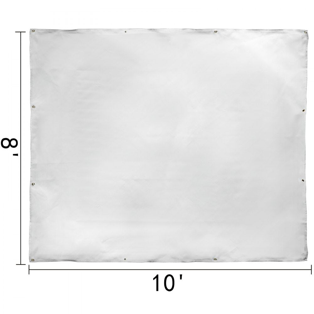 010661685964 - 8x10 Ft Flame Retardant Welding Blanket with Grommets