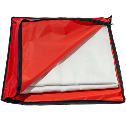010661685964 - 8x10 Ft Flame Retardant Welding Blanket with Grommets