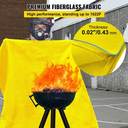 010828416271 - 8x10 ft VEVOR Welding Blanket for Heat Protection