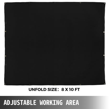 010583267044 - 8x10 Ft Fiberglass Welding Blanket for High-Temperature Protection