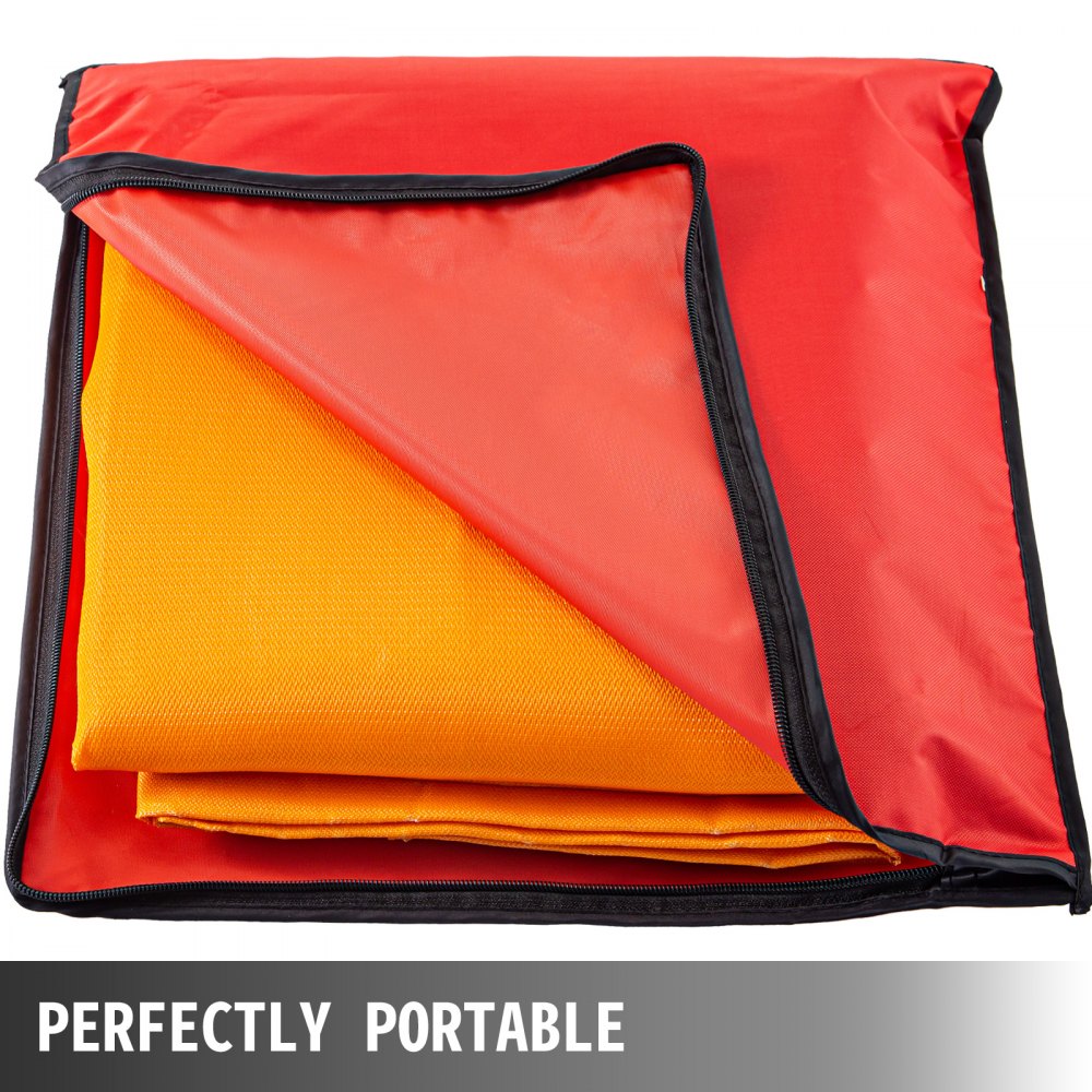 010434043533 - 8 x 10 ft Flame Retardant Welding Blanket with Grommets