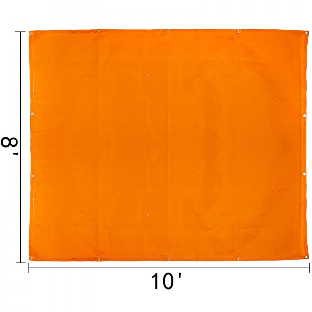010434043533 - 8 x 10 ft Flame Retardant Welding Blanket with Grommets