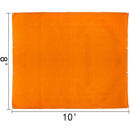 010434043533 - 8 x 10 ft Flame Retardant Welding Blanket with Grommets