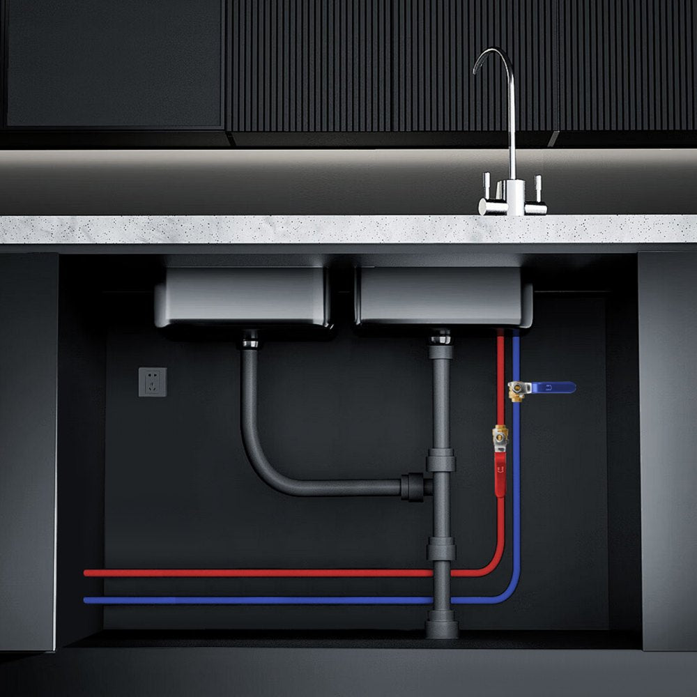 QF-11 - 10-Pack 1/2 in Lead-Free Brass PEX Ball Valves with Handles