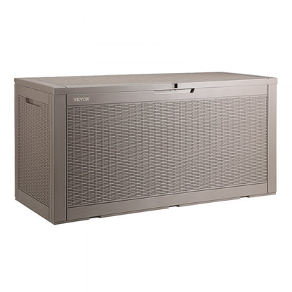 010597377633 - 100-Gallon Weatherproof Deck Box for Outdoor Storage