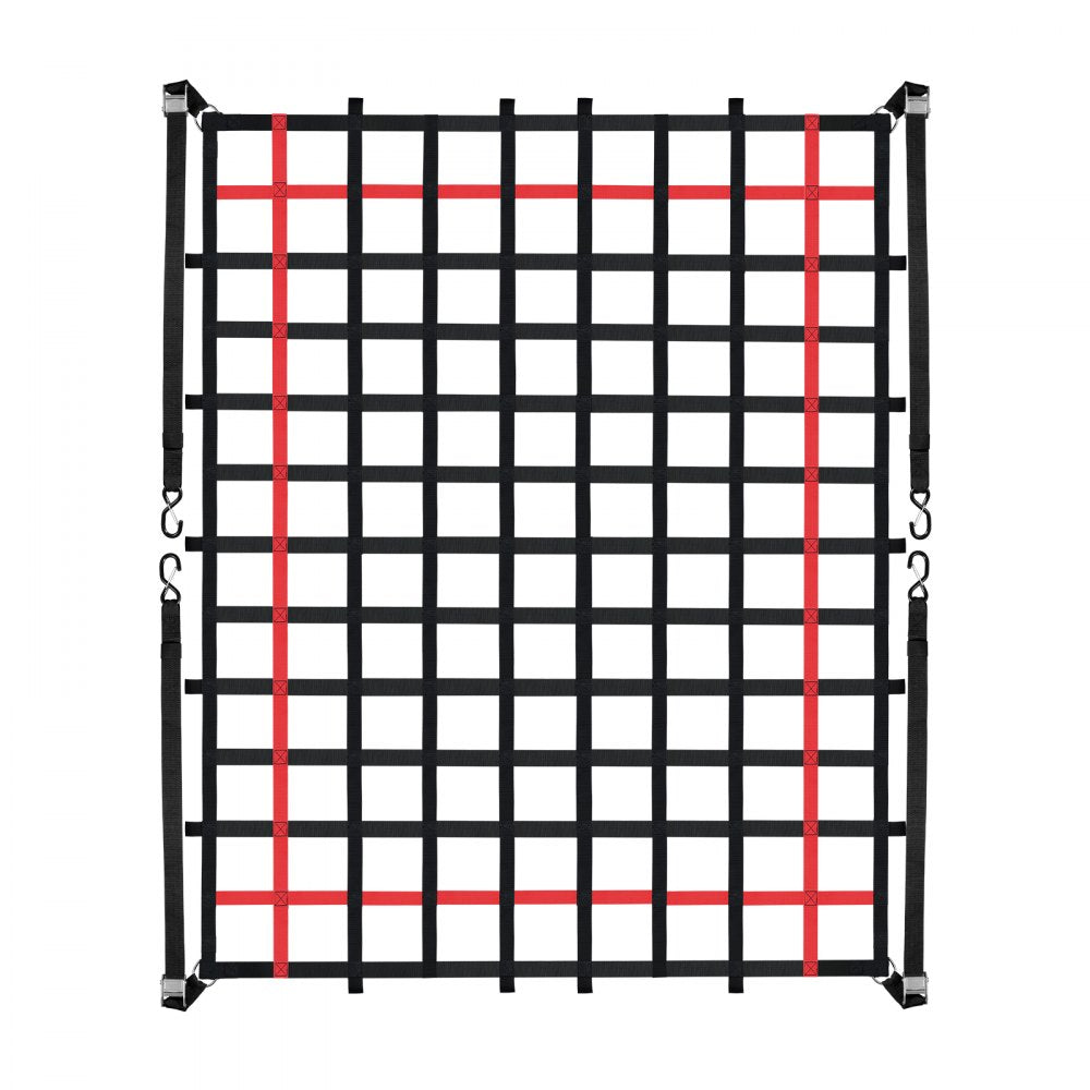 PPCN0096R - Heavy Duty 96" x 72" Cargo Net with Adjustable Straps & Hooks