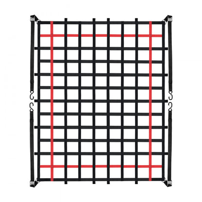 PPCN0096R - Heavy Duty 96" x 72" Cargo Net with Adjustable Straps & Hooks