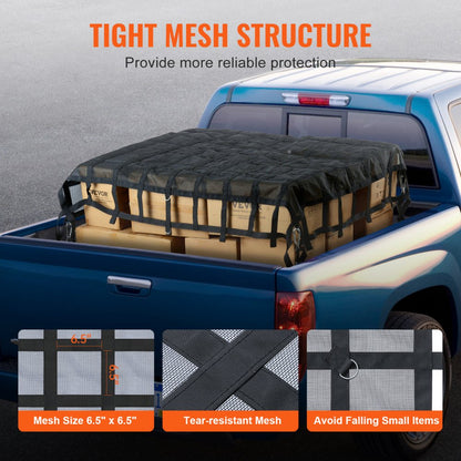 PLCN0096 - 96" x 81" Heavy Duty Cargo Net with 1500 lbs Capacity