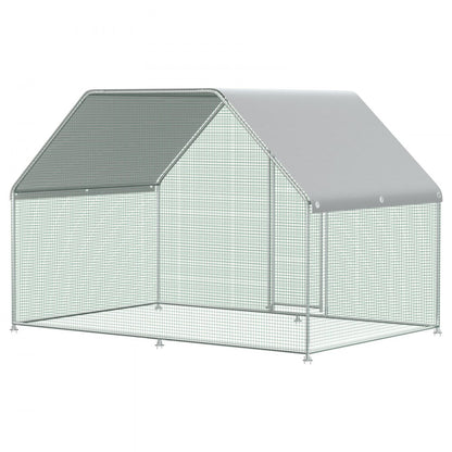 SS—JXHWJL0003 - 6.5x9.8ft Metal Chicken Coop with Waterproof Cover