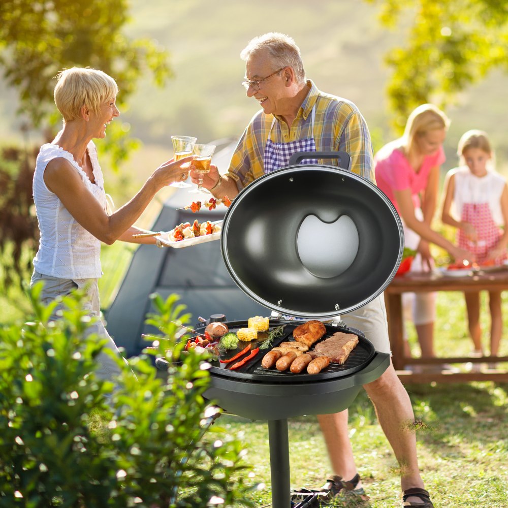 010722195802 - 1800W Versatile Indoor/Outdoor Electric Grill - 200 sq.in Surface