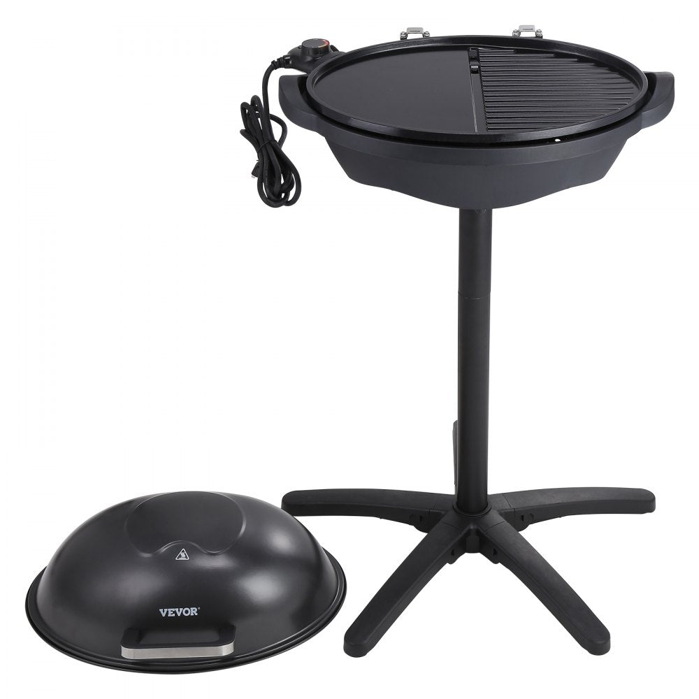 010722195802 - 1800W Versatile Indoor/Outdoor Electric Grill - 200 sq.in Surface