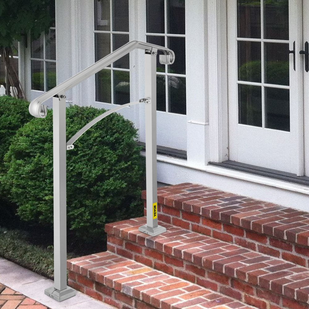 SS-YJH-00018 - Adjustable Alloy Handrail for 2-3 Steps, Rust-Proof Design