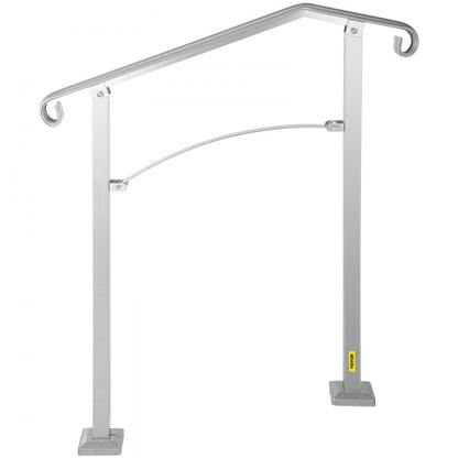 SS-YJH-00018 - Adjustable Alloy Handrail for 2-3 Steps, Rust-Proof Design