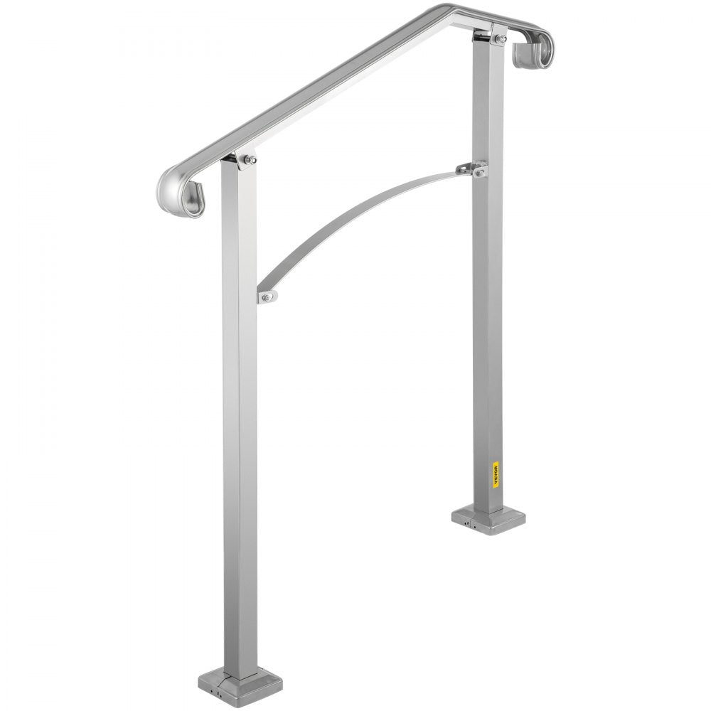 SS-YJH-00018 - Adjustable Alloy Handrail for 2-3 Steps, Rust-Proof Design