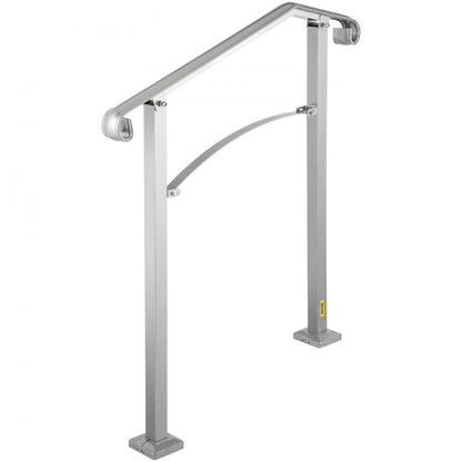 SS-YJH-00018 - Adjustable Alloy Handrail for 2-3 Steps, Rust-Proof Design