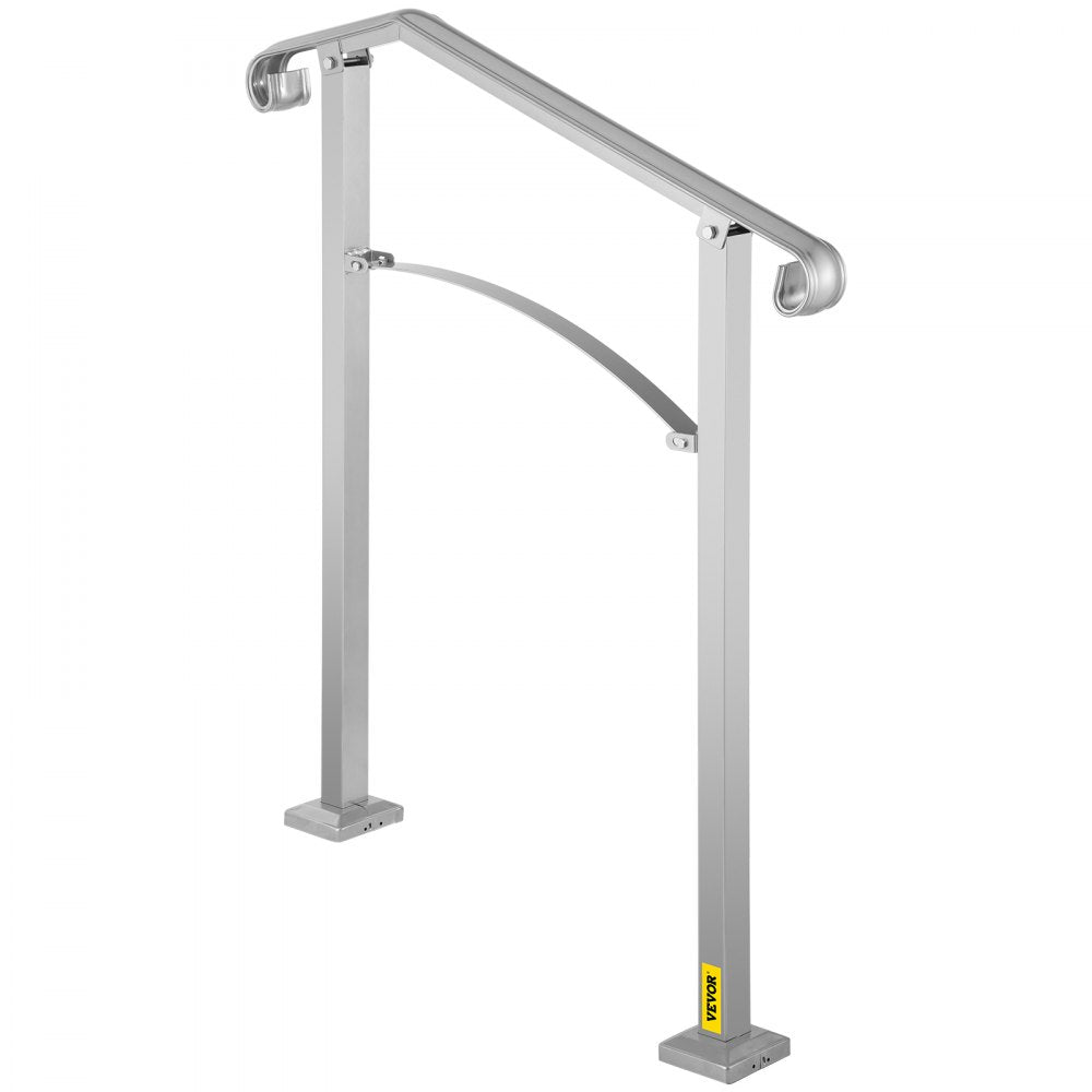 SS-YJH-00018 - Adjustable Alloy Handrail for 2-3 Steps, Rust-Proof Design
