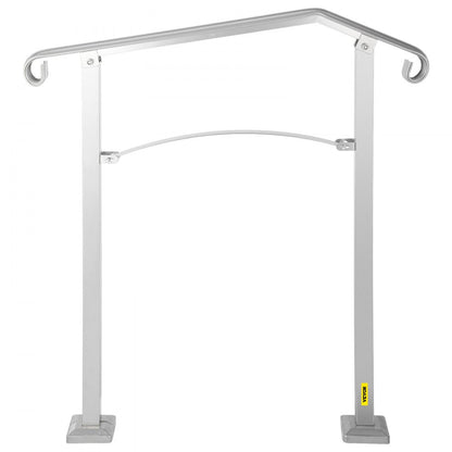 SS-YJH-00018 - Adjustable Alloy Handrail for 2-3 Steps, Rust-Proof Design