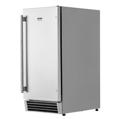 IMD50BIO - 50 lbs/day Stainless Steel Built-In Ice Maker with Reversible Door