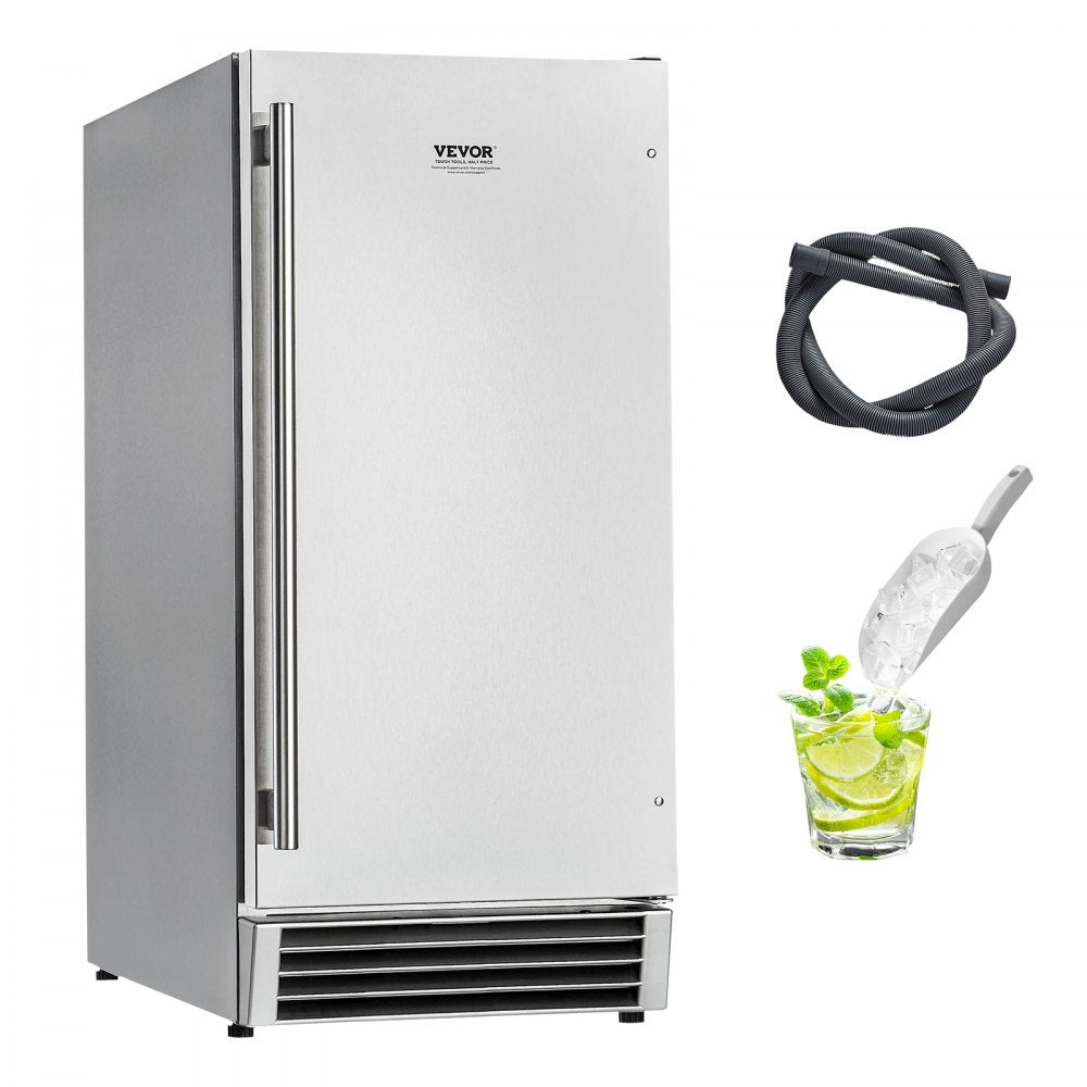IMD50BIO - 50 lbs/day Stainless Steel Built-In Ice Maker with Reversible Door