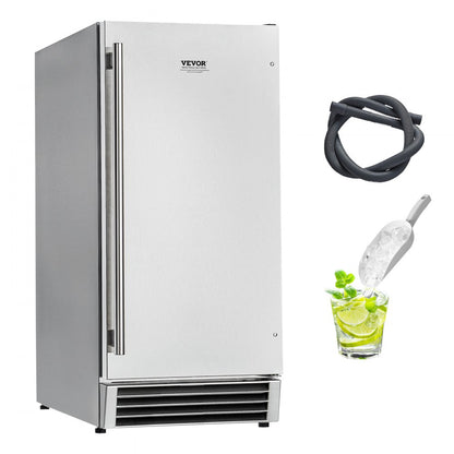 IMD50BIO - 50 lbs/day Stainless Steel Built-In Ice Maker with Reversible Door