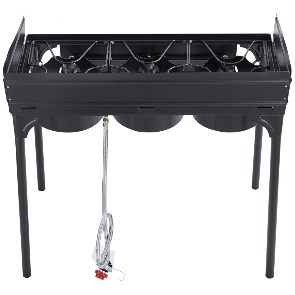 GB-3 - High-Output Outdoor Camping Stove with Windshield & Durability