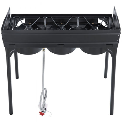 GB-3 - High-Output Outdoor Camping Stove with Windshield & Durability