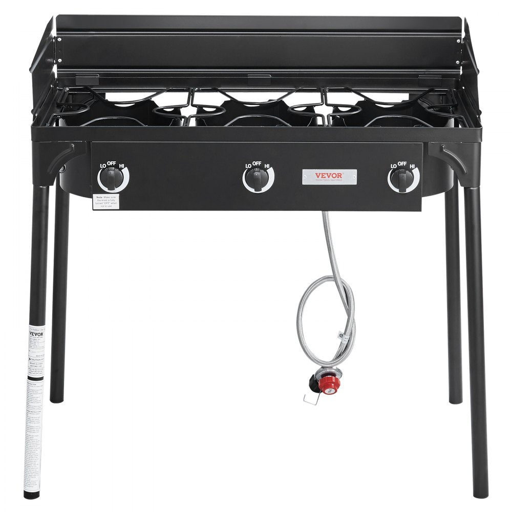 GB-3 - High-Output Outdoor Camping Stove with Windshield & Durability