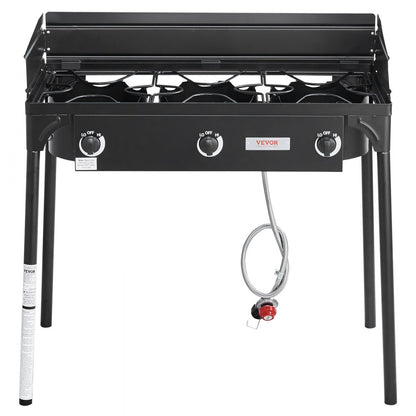 GB-3 - High-Output Outdoor Camping Stove with Windshield & Durability