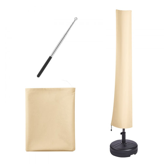 010580154581 - Heavy-Duty 420D Weatherproof Patio Umbrella Cover for 7ft-12ft