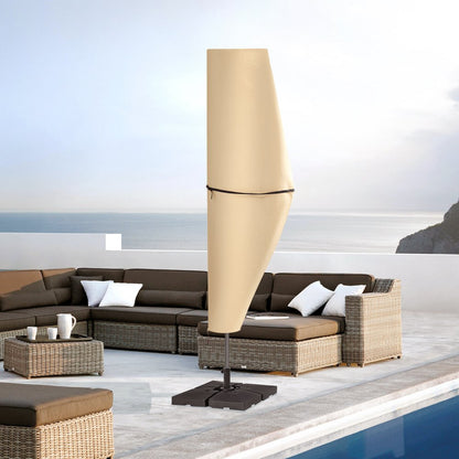 010719244052 - Durable 420D Umbrella Cover for 13ft Offset Umbrellas