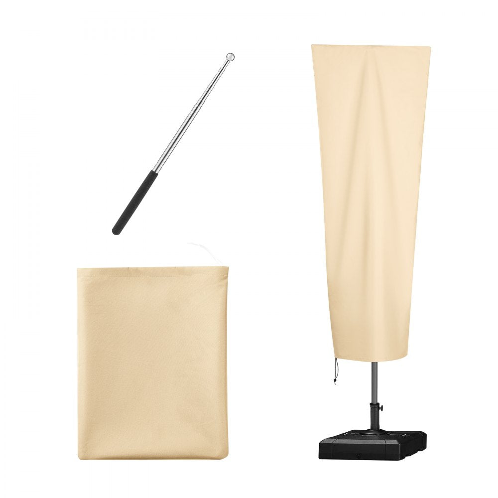 010528871287 - Water-Resistant 13ft Cantilever Umbrella Cover with 420D Oxford Fabric