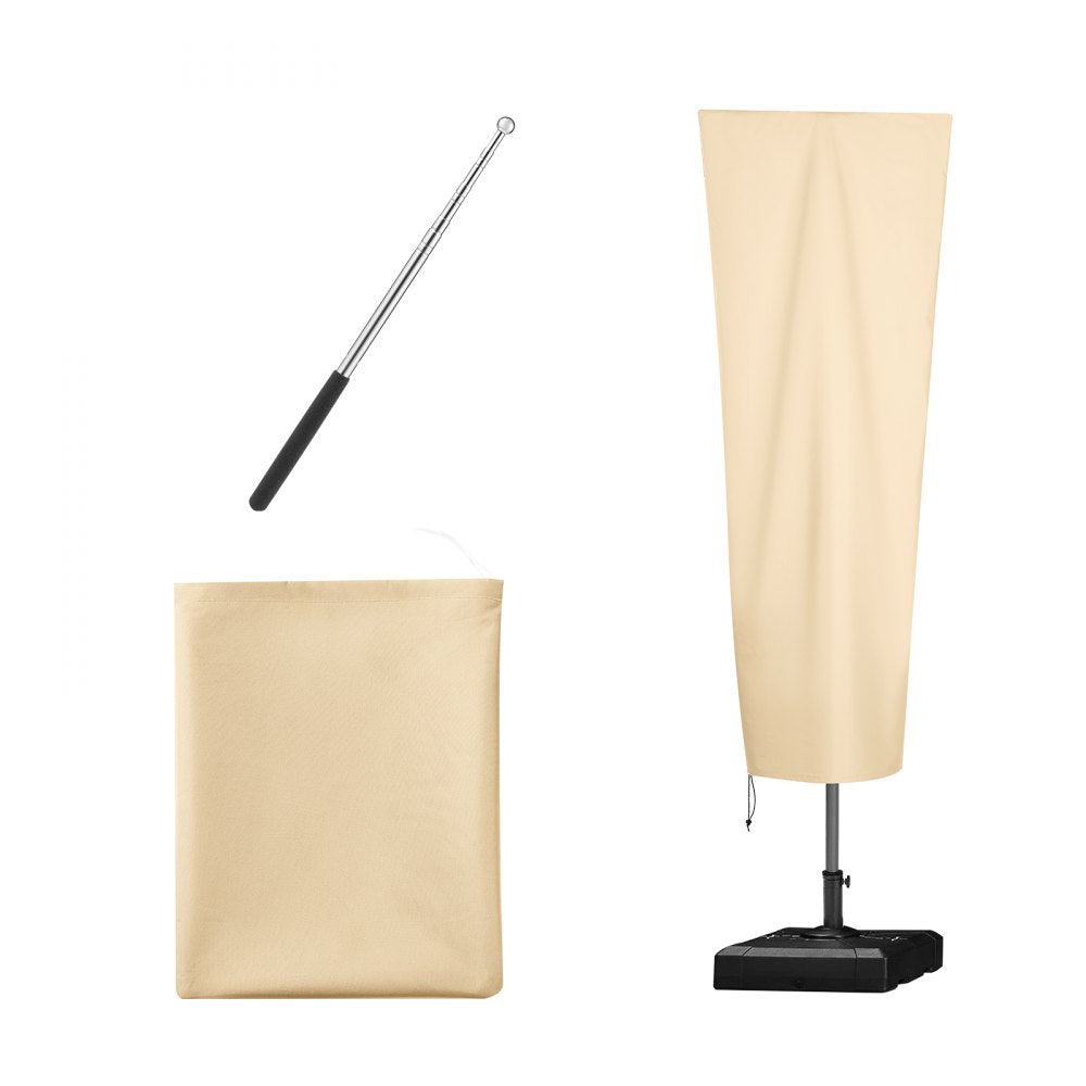 010528871287 - Water-Resistant 13ft Cantilever Umbrella Cover with 420D Oxford Fabric