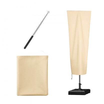 010528871287 - Water-Resistant 13ft Cantilever Umbrella Cover with 420D Oxford Fabric
