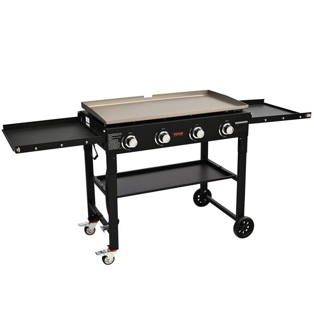 EGA94 - 36" Heavy-Duty Flat Top Griddle with Portable Wheels