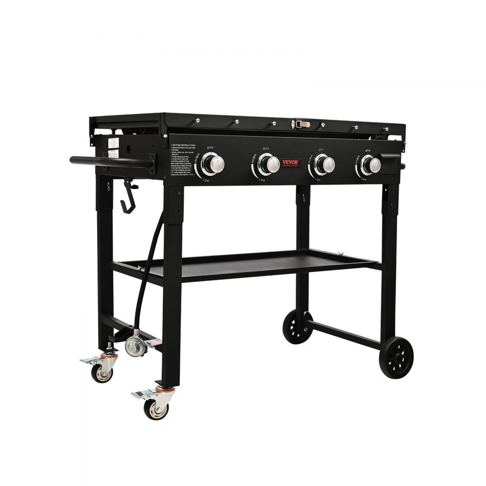 EGA94 - 36" Heavy-Duty Flat Top Griddle with Portable Wheels